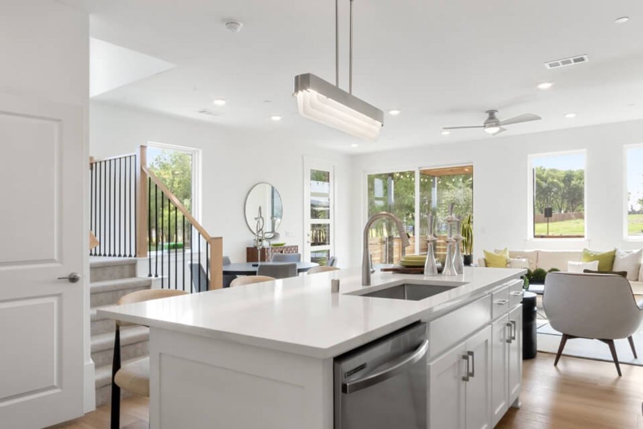Representative furnished interior of a home built from the Sequoia by Grenadier Homes in Willow Grove, Melissa (Image 2). Representative furnished interior of a home built from the Sequoia by Grenadier Homes in Willow Grove, Melissa (Image 2).