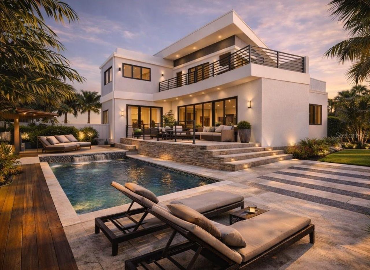 Exterior details and patio area of a home in , Longboat Key (Image 2).