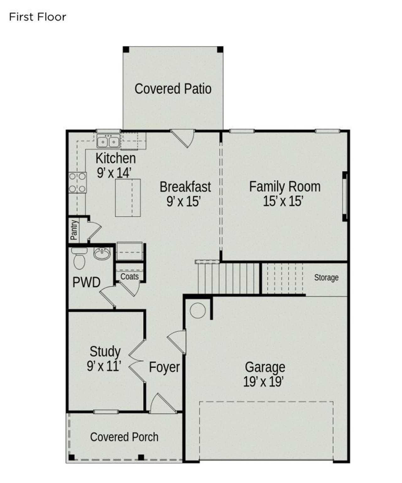 2D floor plan layout of this home in Jackson Hills, Clarksville, TN (Image 2). 2D floor plan layout of this home in Jackson Hills, Clarksville, TN (Image 2).