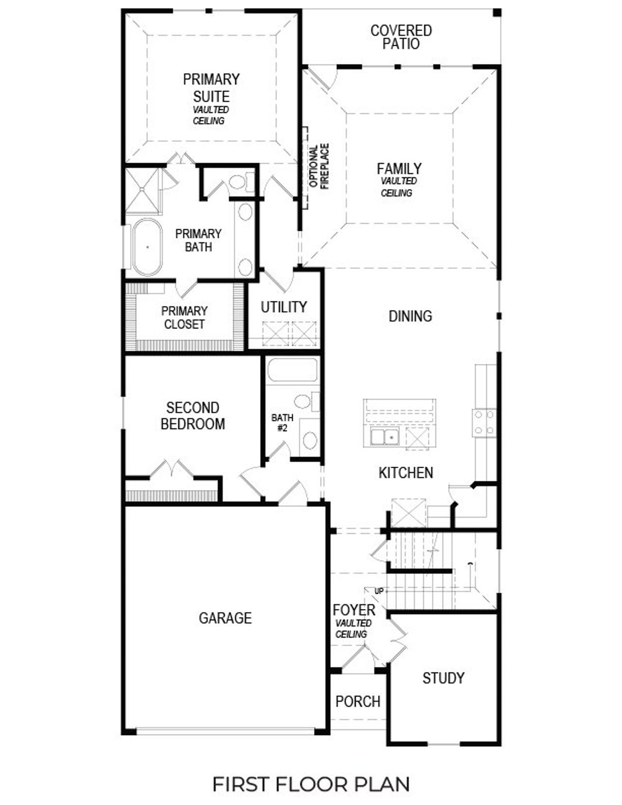2D floor plan layout of this home in Brookfield, Melissa, TX (Image 2).
