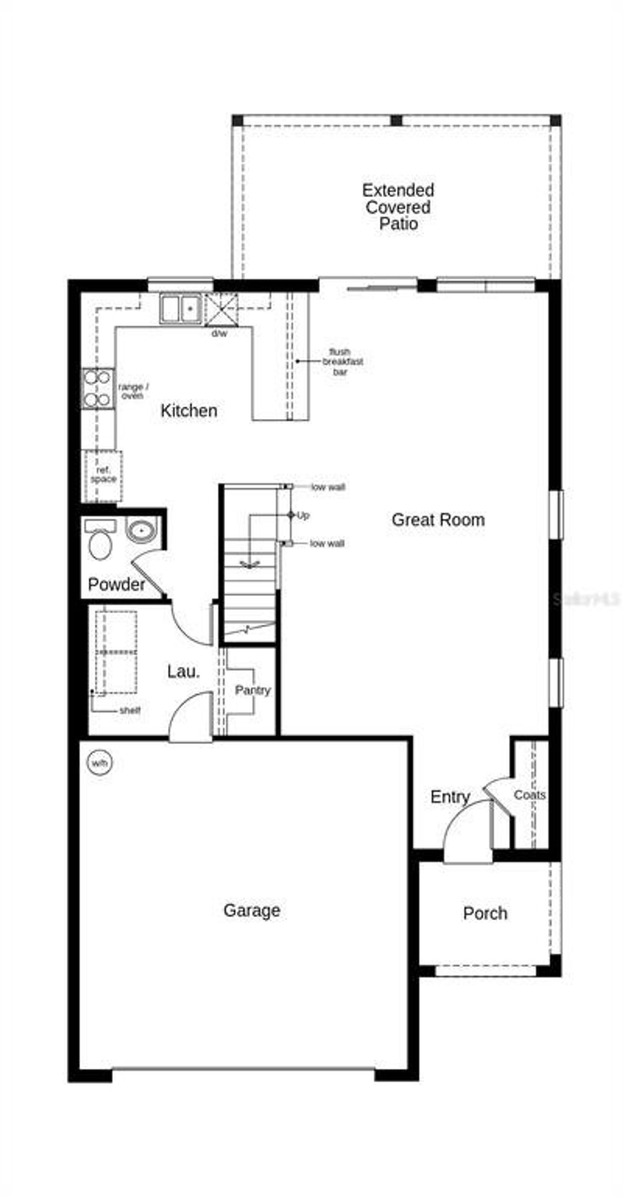 2D floor plan layout of this home in , Hudson, FL (Image 2).