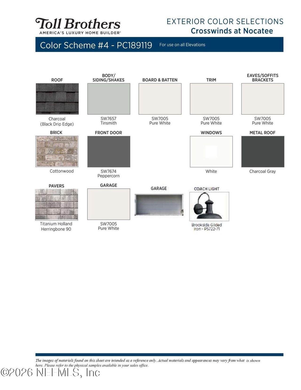 Sample of building materials used in homes in , Ponte Vedra (Image 2).