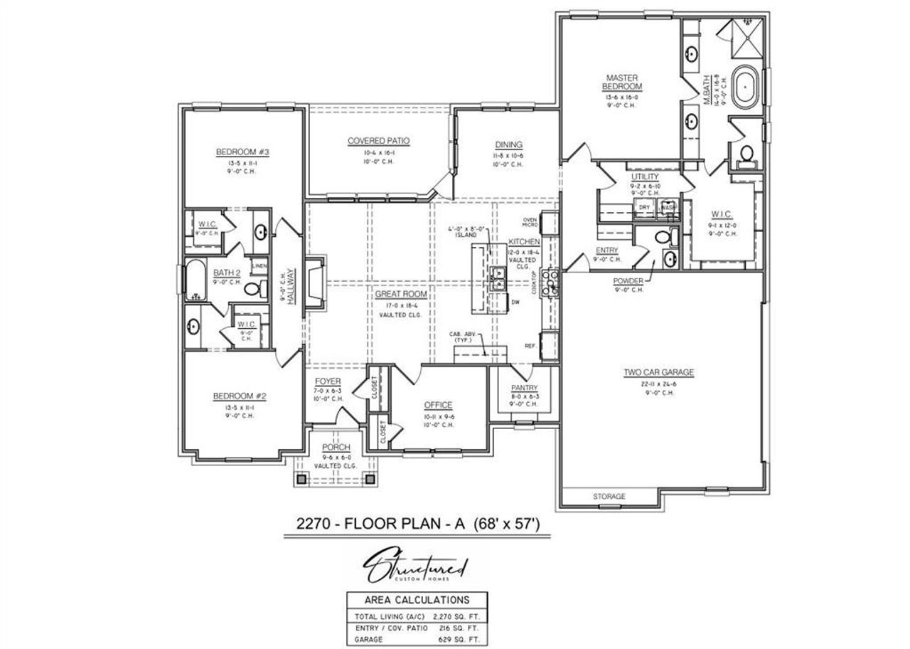 2D floor plan layout of this home in , Decatur, TX (Image 2).