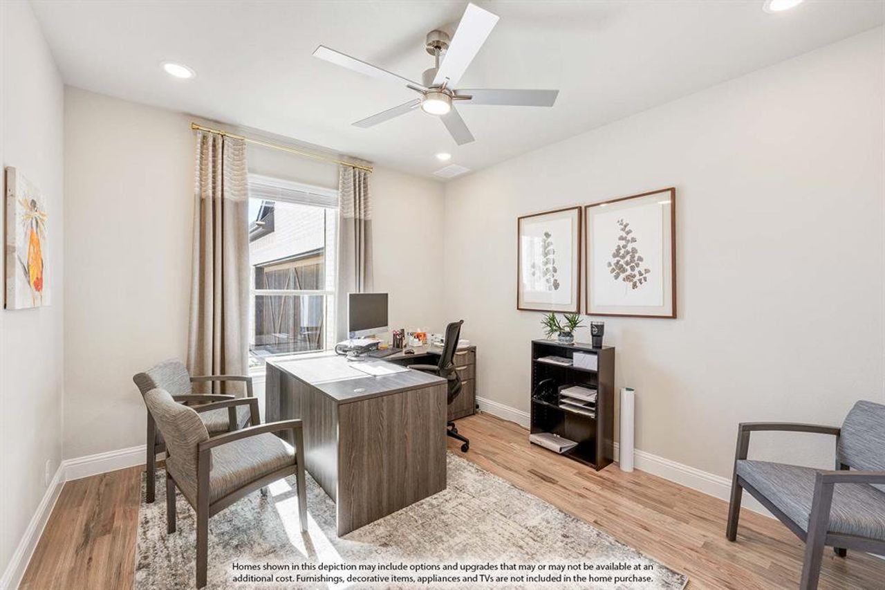 Furnished interior view inside a new home in Chaparral Park, Oak Point (Image 2).