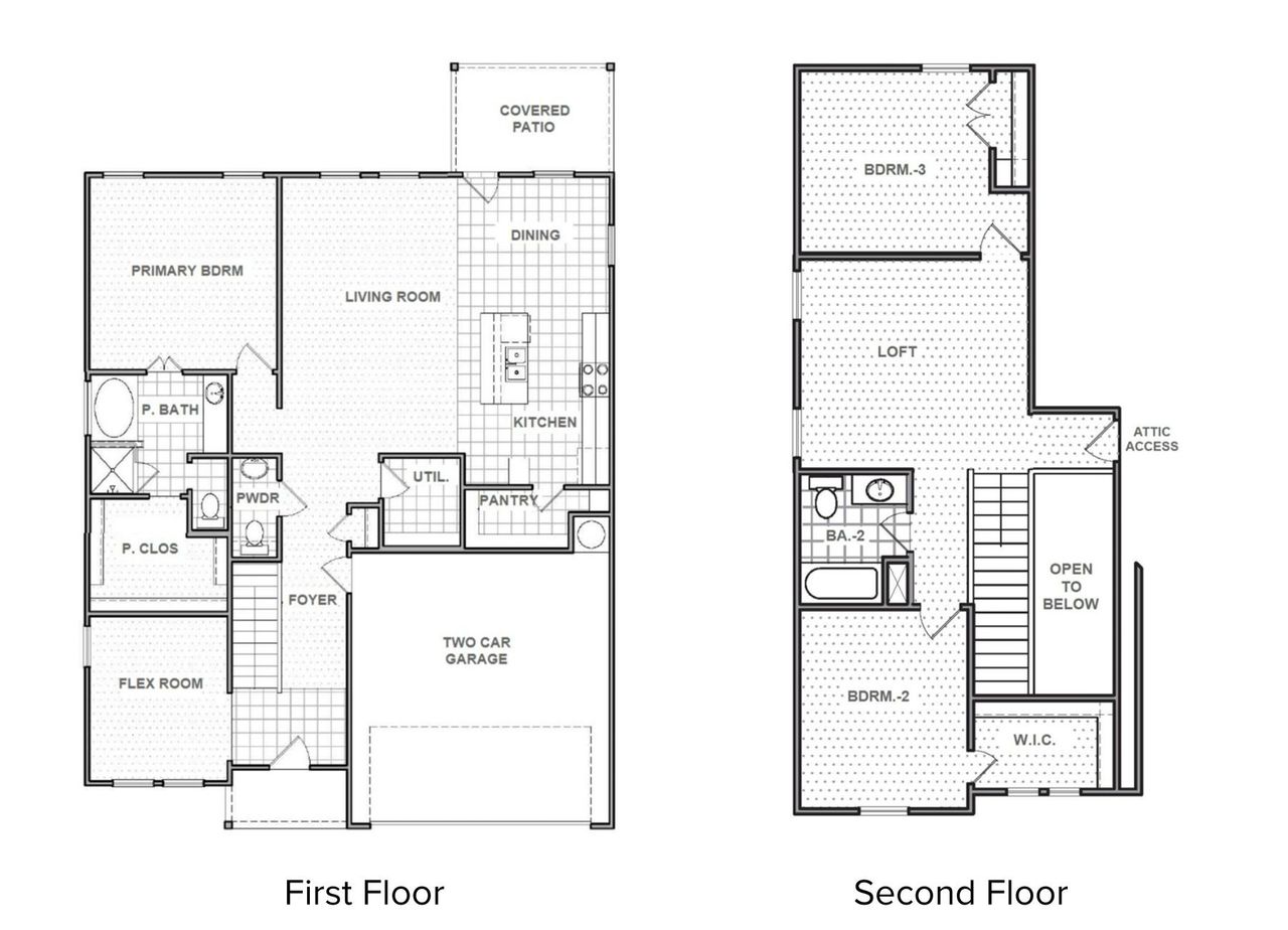 2D floor plan layout of this home in Attwater, Waller, TX (Image 2).