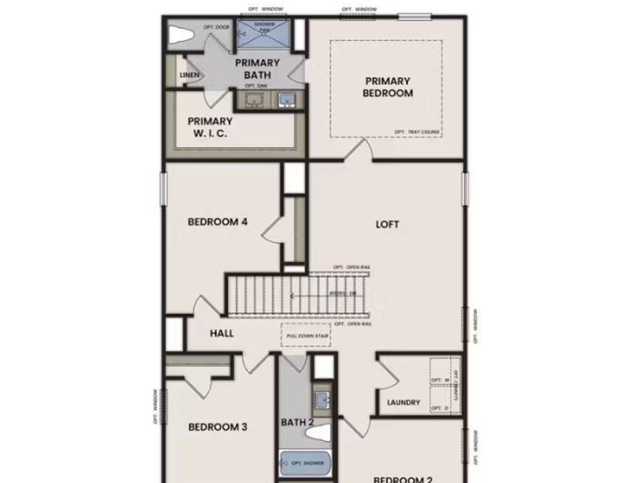 2D floor plan layout of this home in Bailey Park, Fayetteville, TN (Image 2). 2D floor plan layout of this home in Bailey Park, Fayetteville, TN (Image 2).