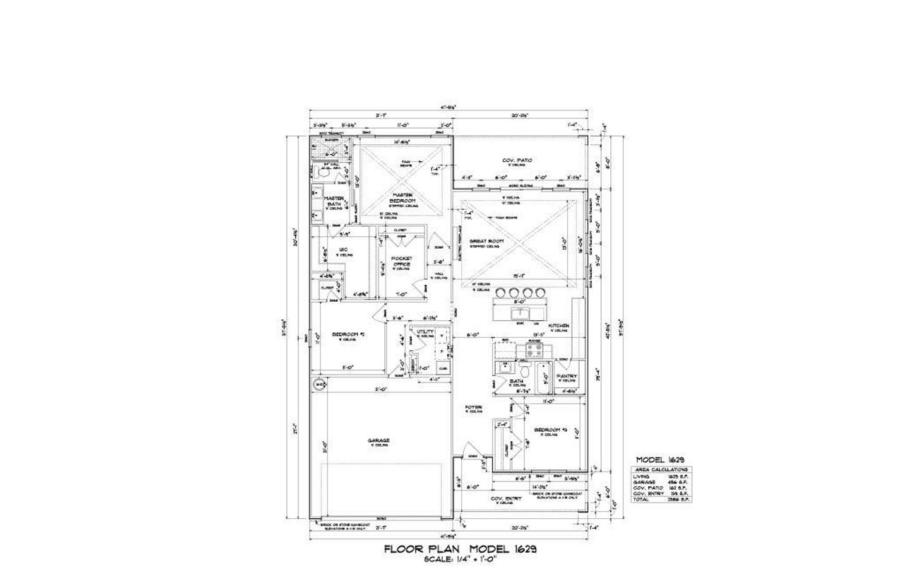 2D floor plan layout of this home in , Tolar, TX (Image 2).