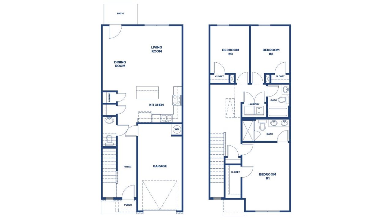 2D floor plan layout of this home in Young's Crossing, Stone Mountain, GA (Image 2). 2D floor plan layout of this home in Young's Crossing, Stone Mountain, GA (Image 2).