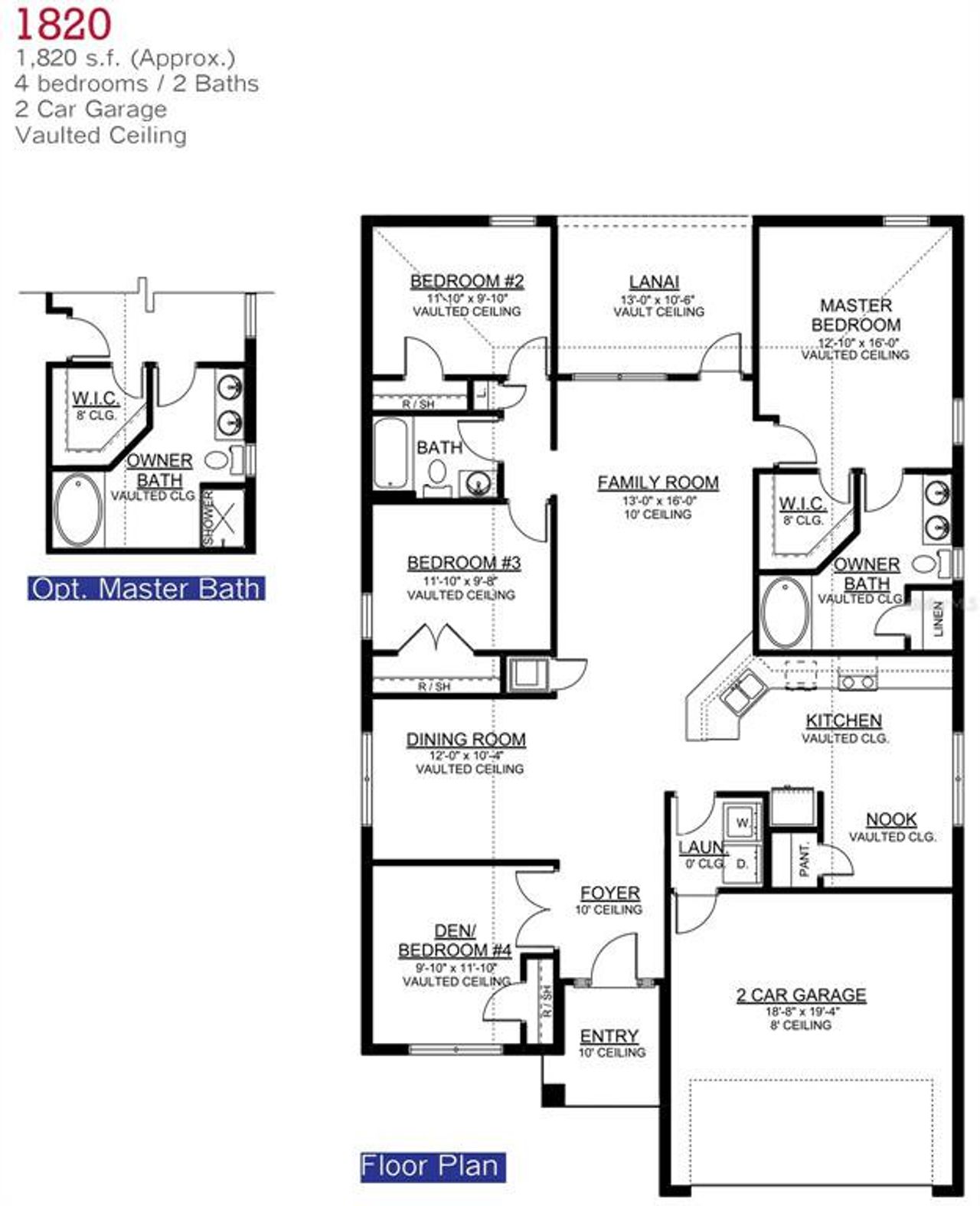2D floor plan layout of this home in , Port Charlotte, FL (Image 2). 2D floor plan layout of this home in , Port Charlotte, FL (Image 2).