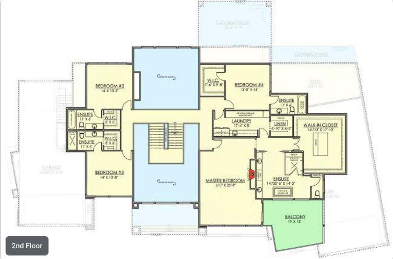 2D floor plan layout of this home in , Atlanta, GA (Image 2).