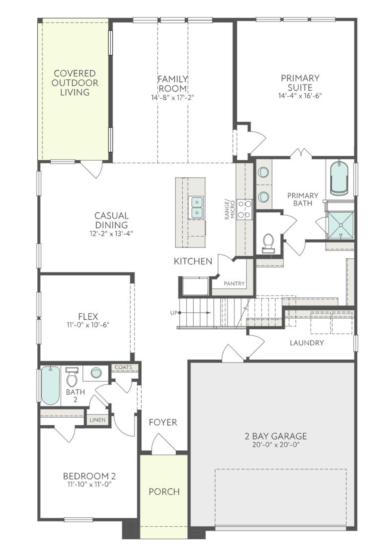 Image 2 representing the Wren by Tri Pointe Homes in Tompkins Reserve, Katy, TX.