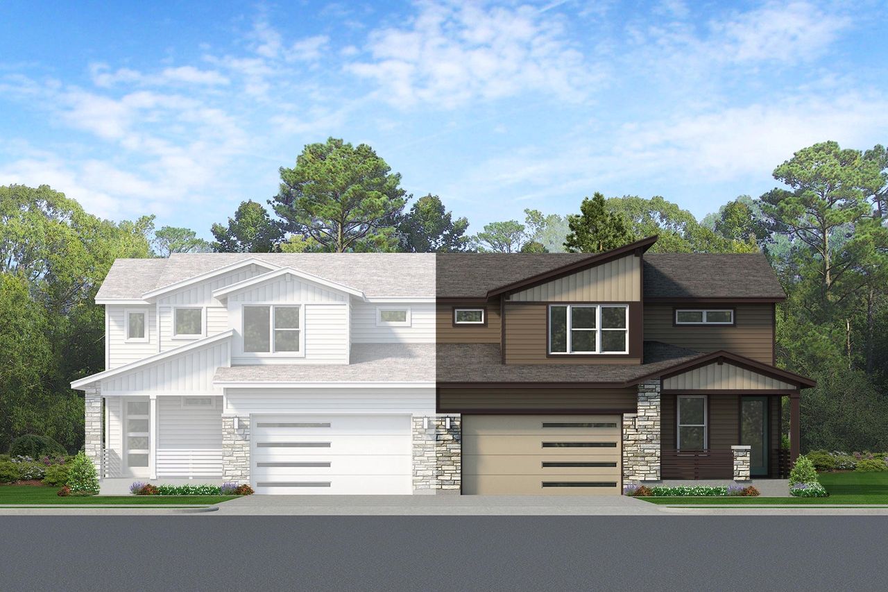 Representative exterior photo of a completed home built from the The Oxford by Risewell Homes in Cordovan, Firestone, CO (Image 2).