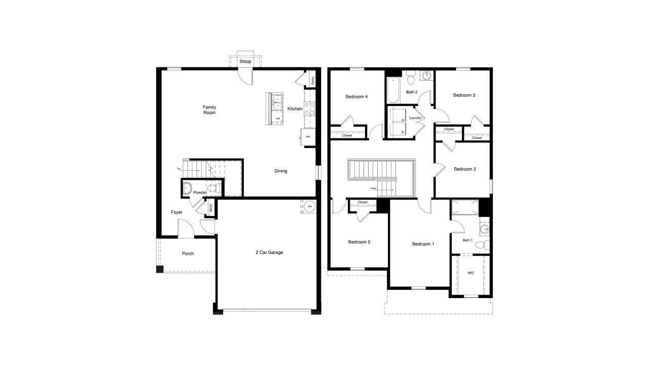 2D floor plan layout of this home in Terra Vista, Lubbock, TX (Image 2).