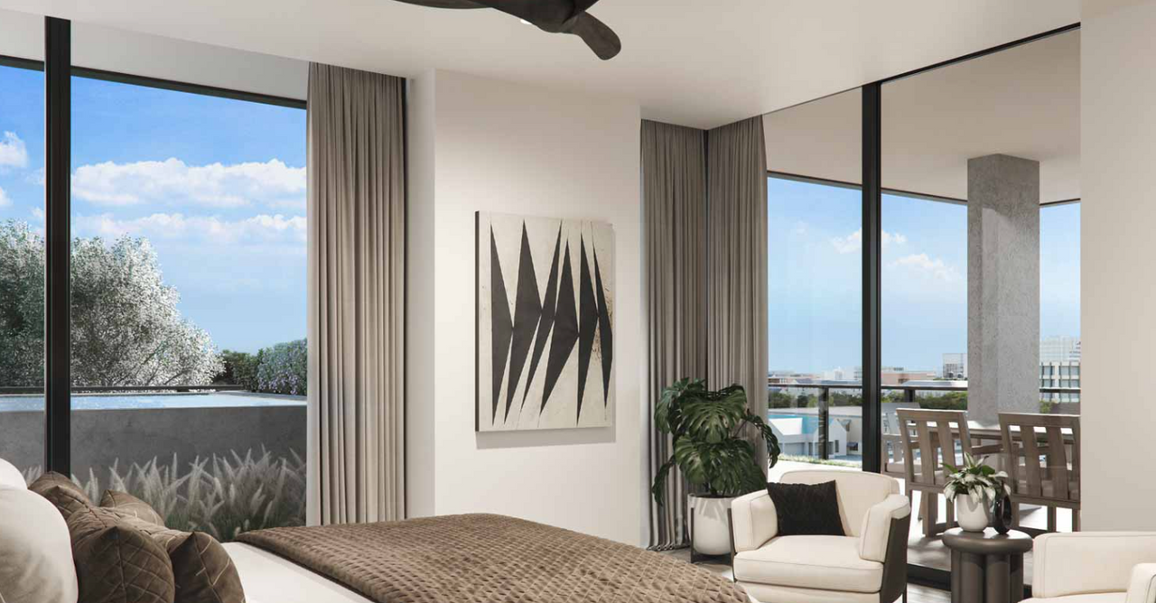 Representative furnished interior of a home built from the The Miles by Cumby Group in The Colorfield, Austin (Image 2).