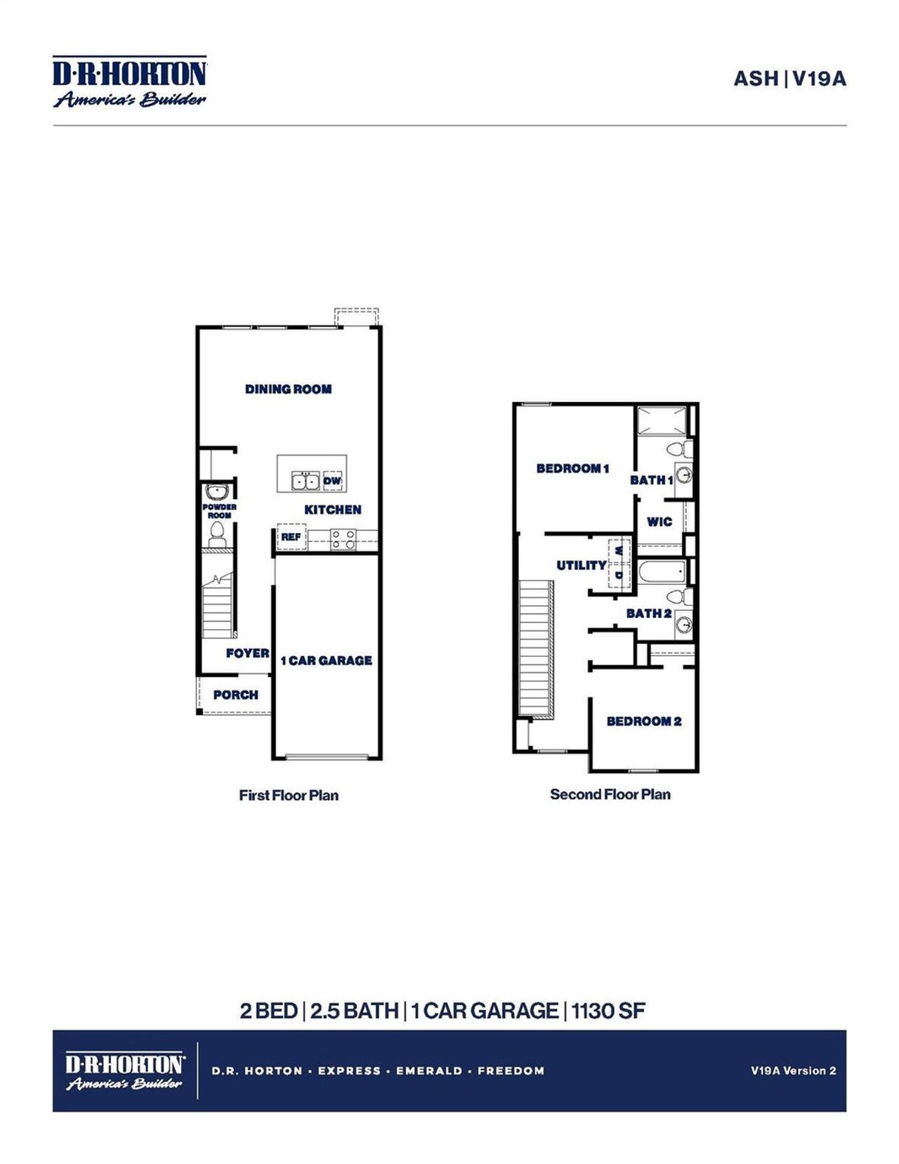 2D floor plan layout of this home in The Villas at Legacy Park, Houston, TX (Image 2). 2D floor plan layout of this home in The Villas at Legacy Park, Houston, TX (Image 2).