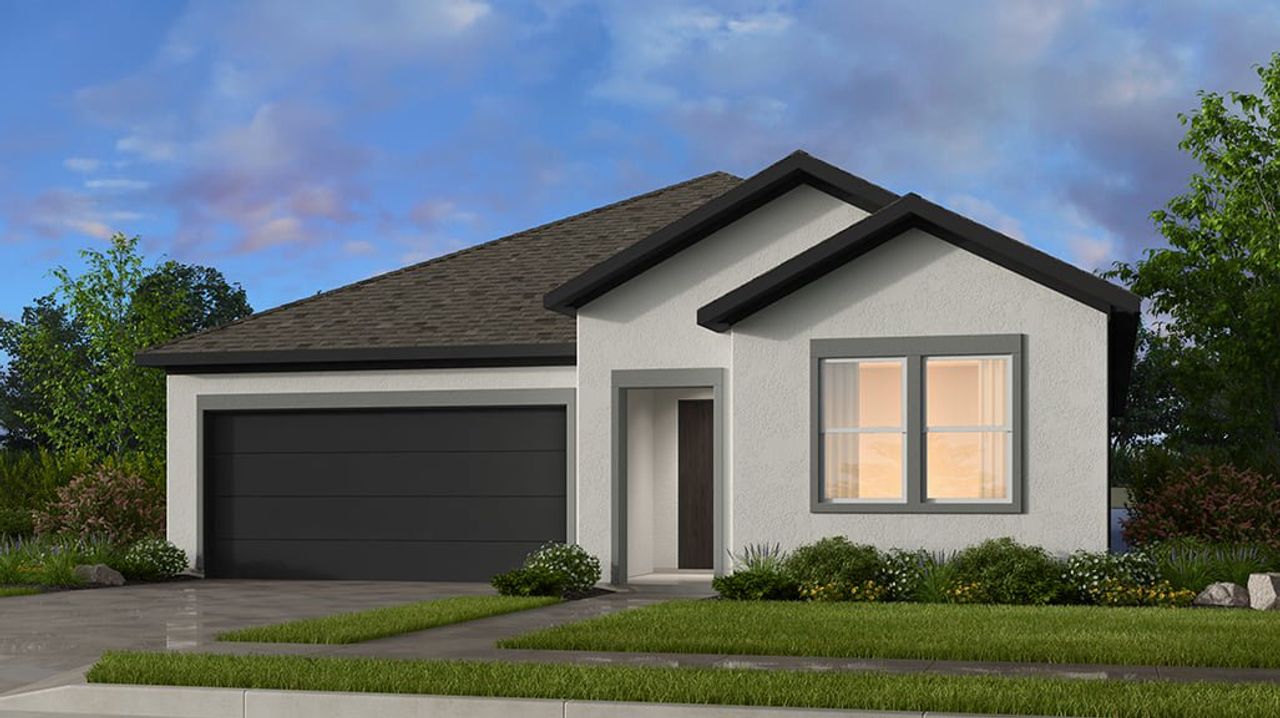 Representative exterior photo of a completed home built from the Canadian 2 by Taylor Morrison in Lisso 60s, Pflugerville, TX (Image 2).