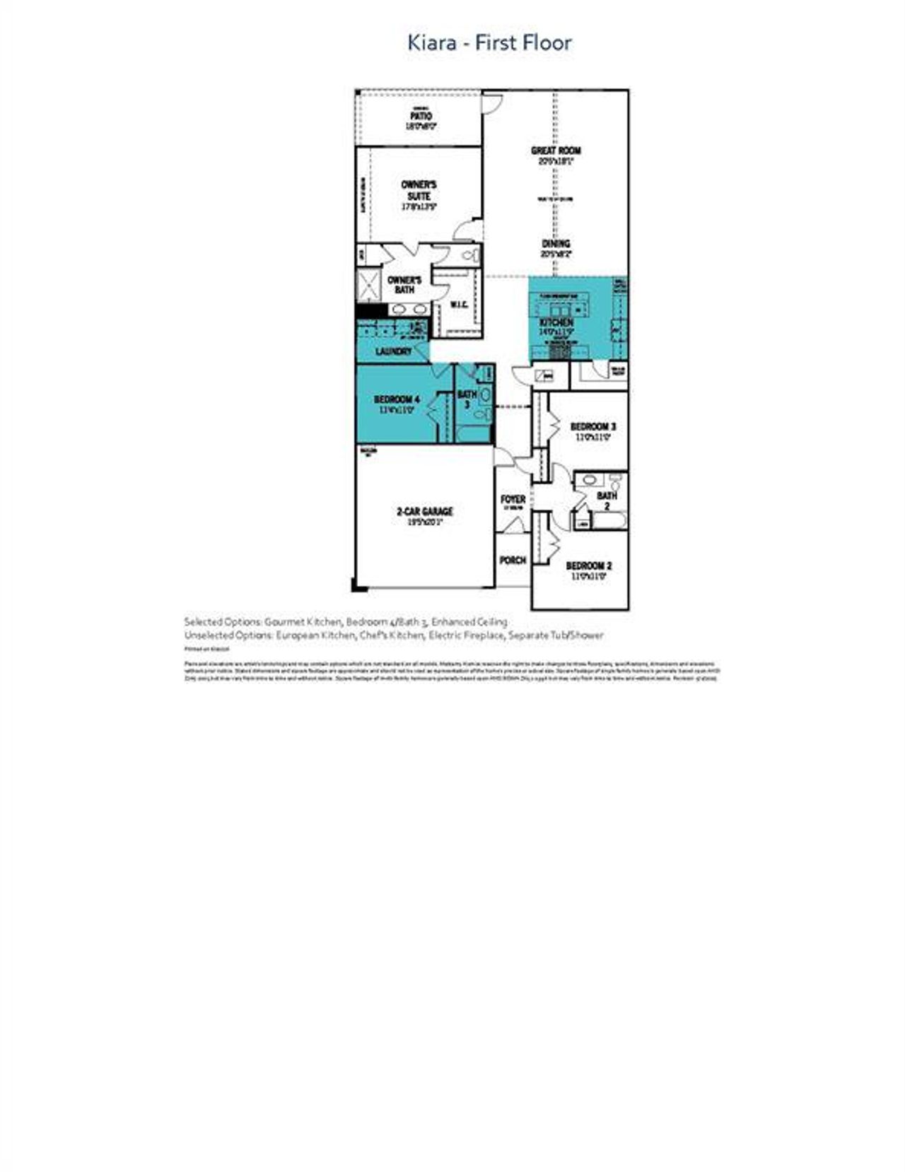 Kiara - Floor Plan