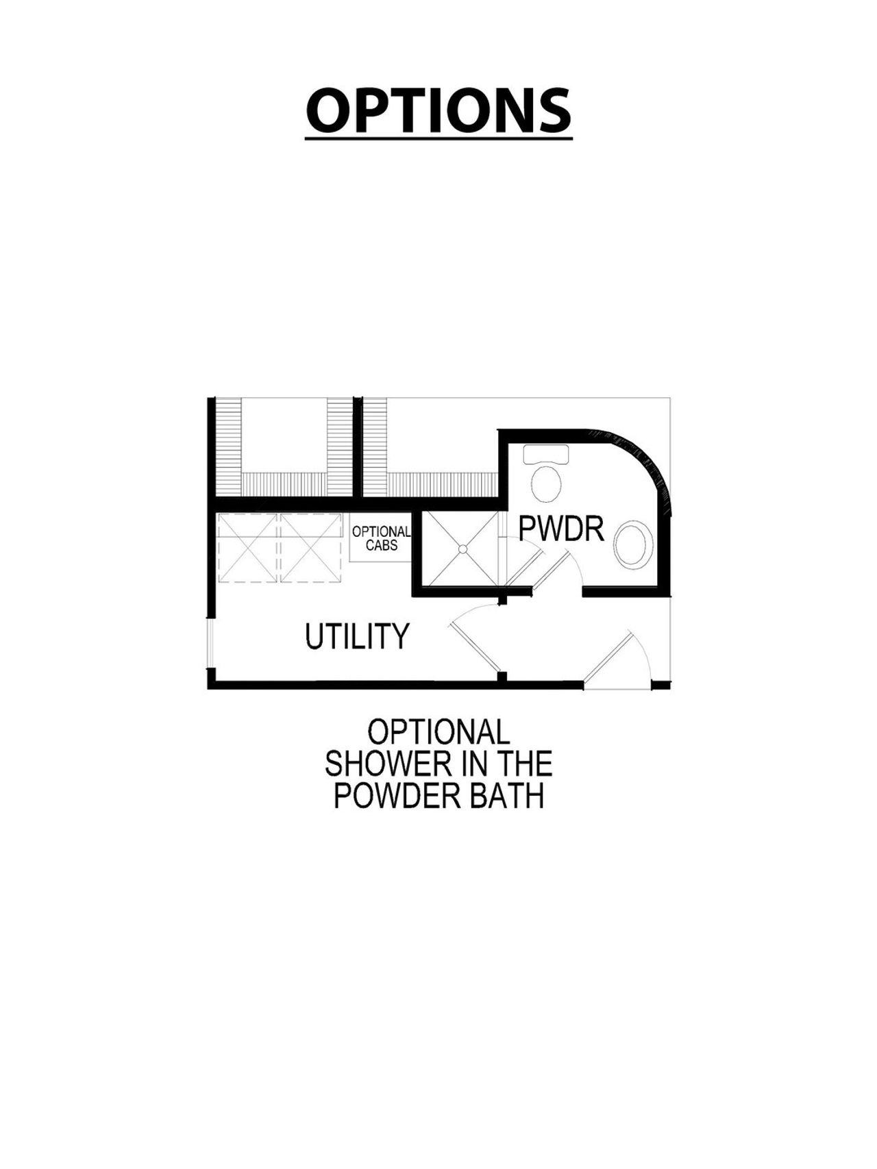 2D floor plan layout of this home in Birdsong - Harwood, Mansfield, TX (Image 2).