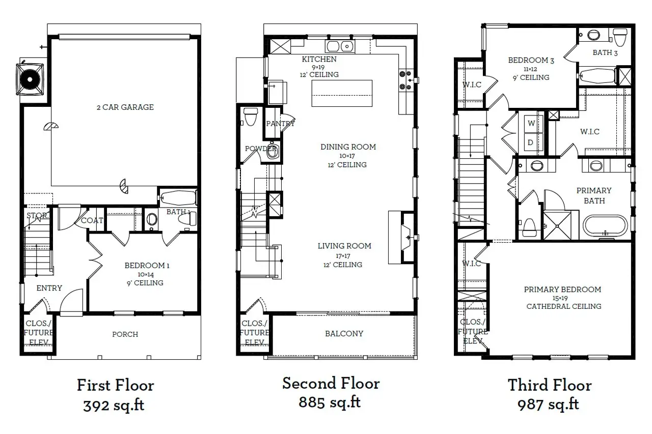 2D floor plan layout of this home in Eastwood Green, Houston, TX (Image 2). 2D floor plan layout of this home in Eastwood Green, Houston, TX (Image 2).