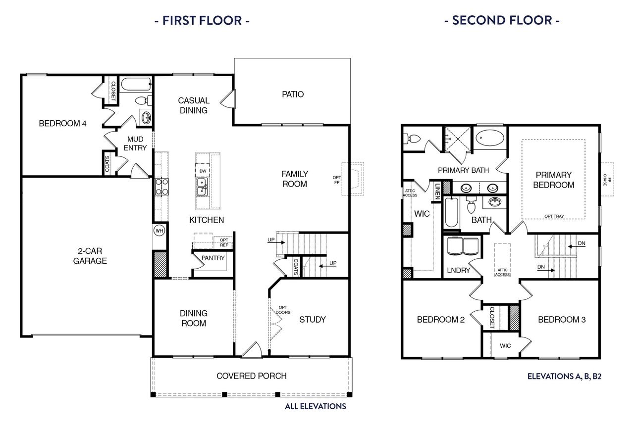 2D floor plan layout of this home in Harmony Farms, Eatonton, GA (Image 2).