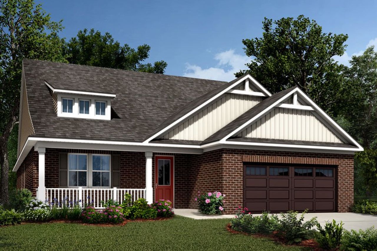 Representative exterior photo of a completed home built from the Garland by Mattamy Homes in Sonata at Mint Hill, Mint Hill, NC (Image 2). Representative exterior photo of a completed home built from the Garland by Mattamy Homes in Sonata at Mint Hill, Mint Hill, NC (Image 2).