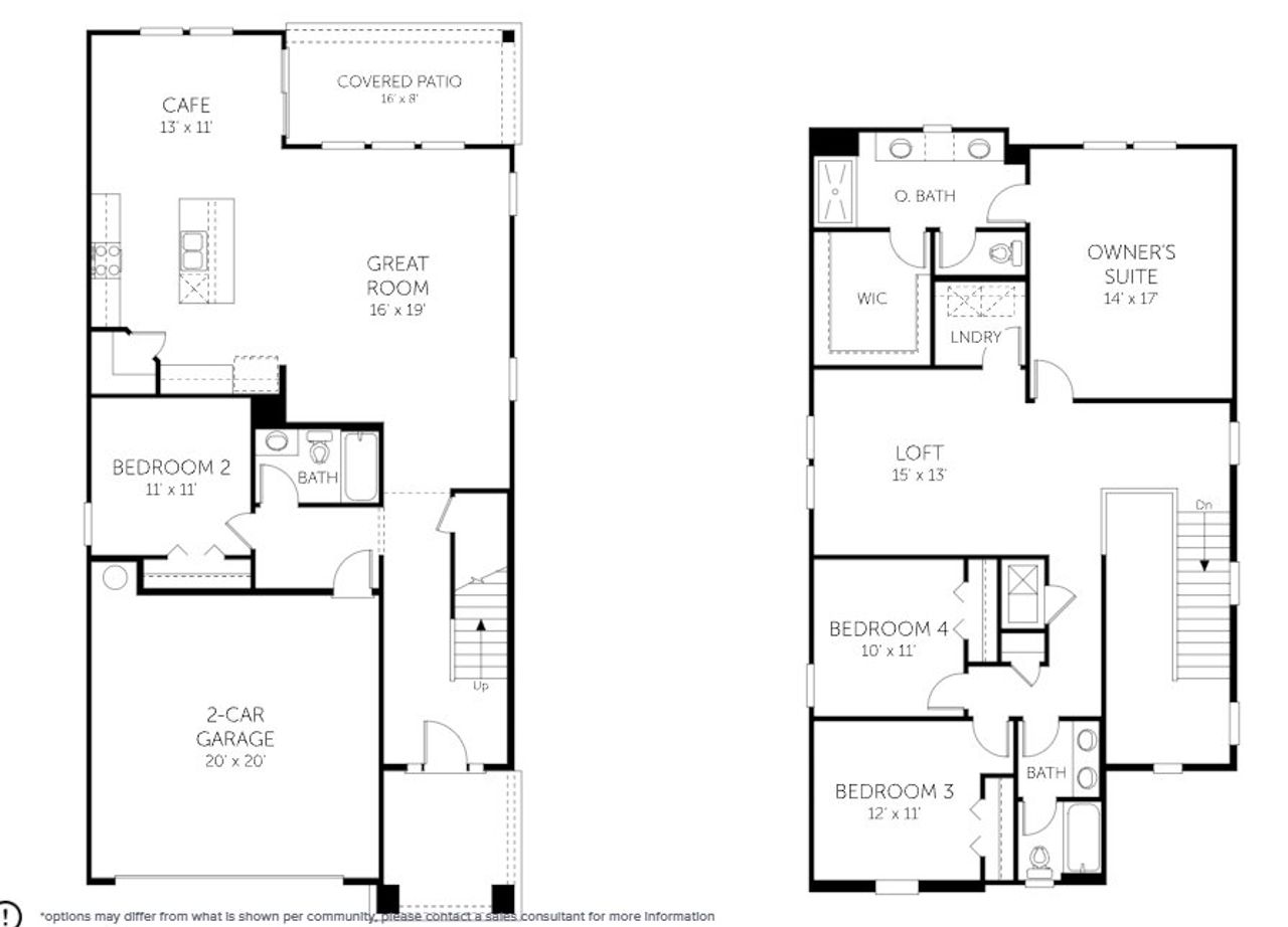 2D floor plan layout of this home in Cedar Creek, Jacksonville, FL (Image 2).