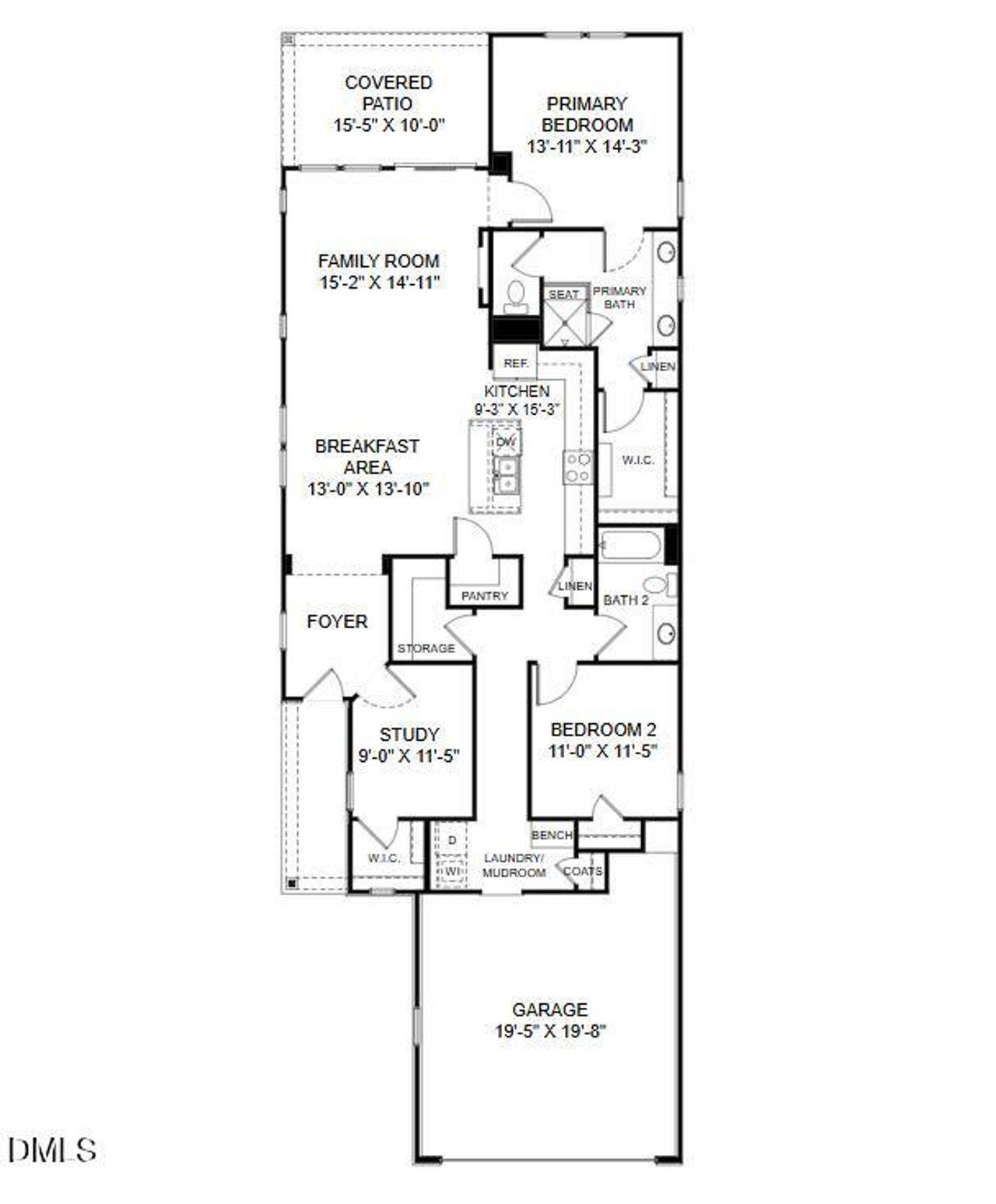 Homesite 231 Floorplan Homesite 231 Floorplan
