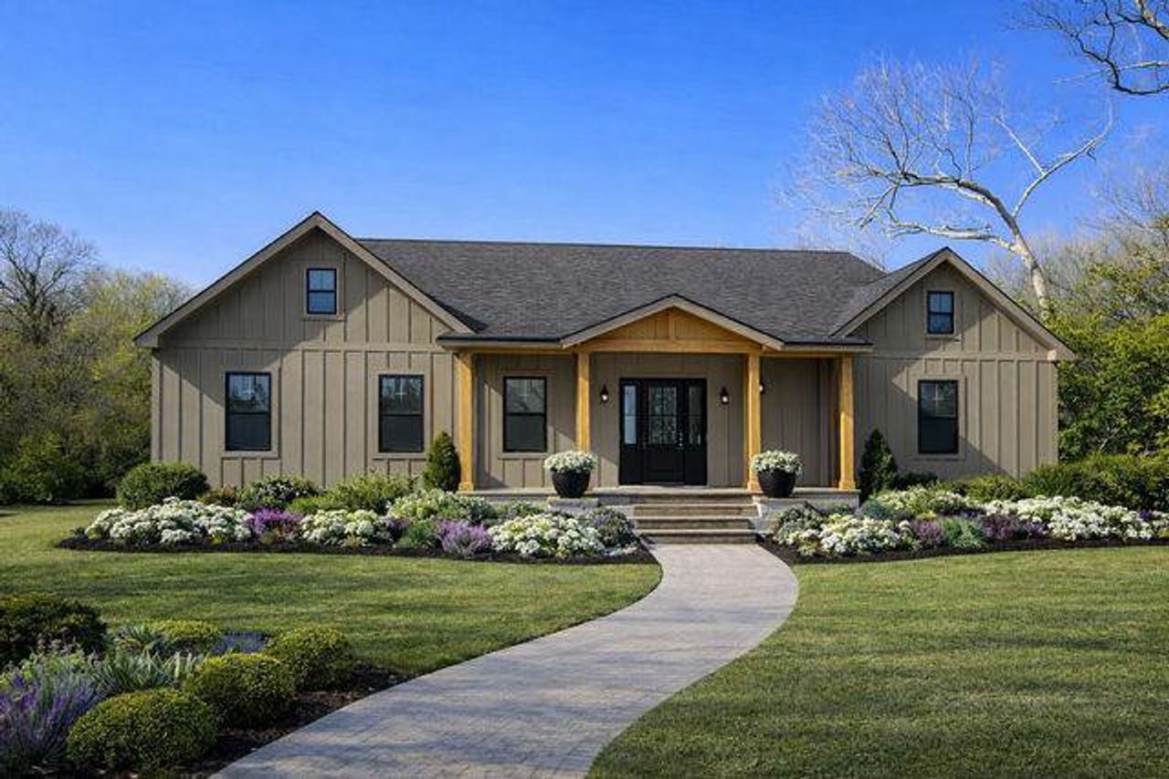 Front exterior of a new home in , Rome, GA, highlighting curb appeal (Image 2).