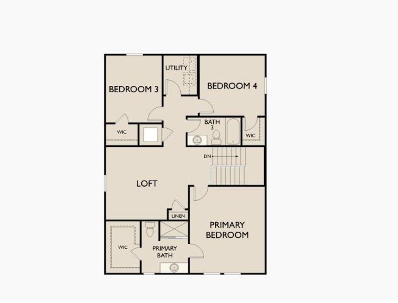 2D floor plan layout of this home in Castlewood South, Taylor, TX (Image 2). 2D floor plan layout of this home in Castlewood South, Taylor, TX (Image 2).