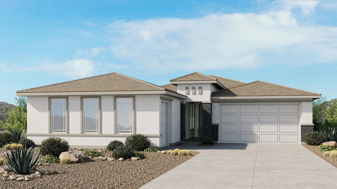 Representative exterior photo of a completed home built from the Royale by Taylor Morrison in Ladera Trails, Peoria, AZ (Image 2).