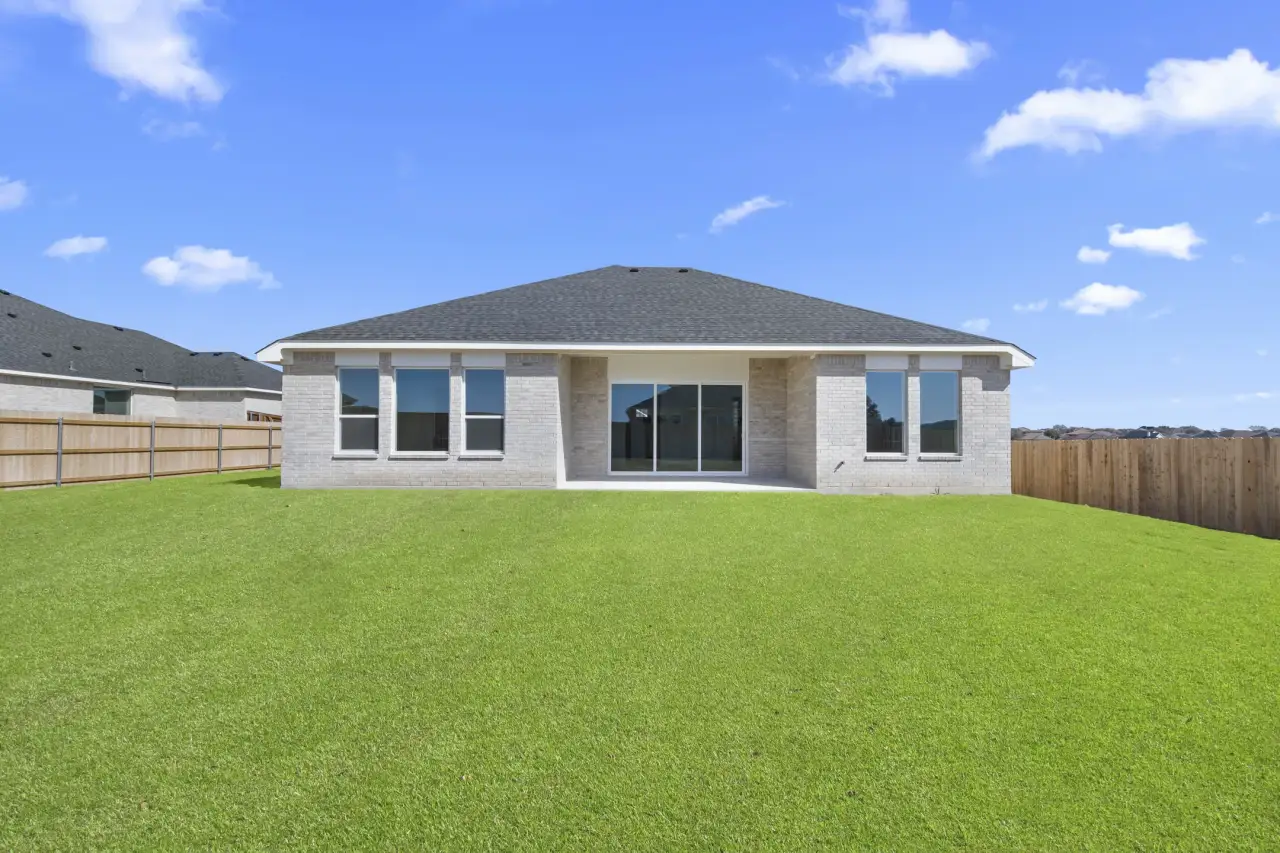 Exterior details and patio area of a home in Bella Charca, Nolanville (Image 2).
