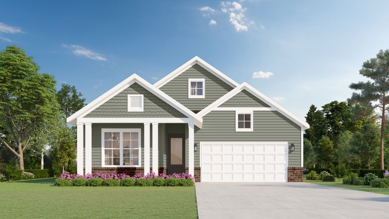 Representative exterior photo of a completed home built from the Taylor by Grant & Co in Amherst, Cordova, TN (Image 2).