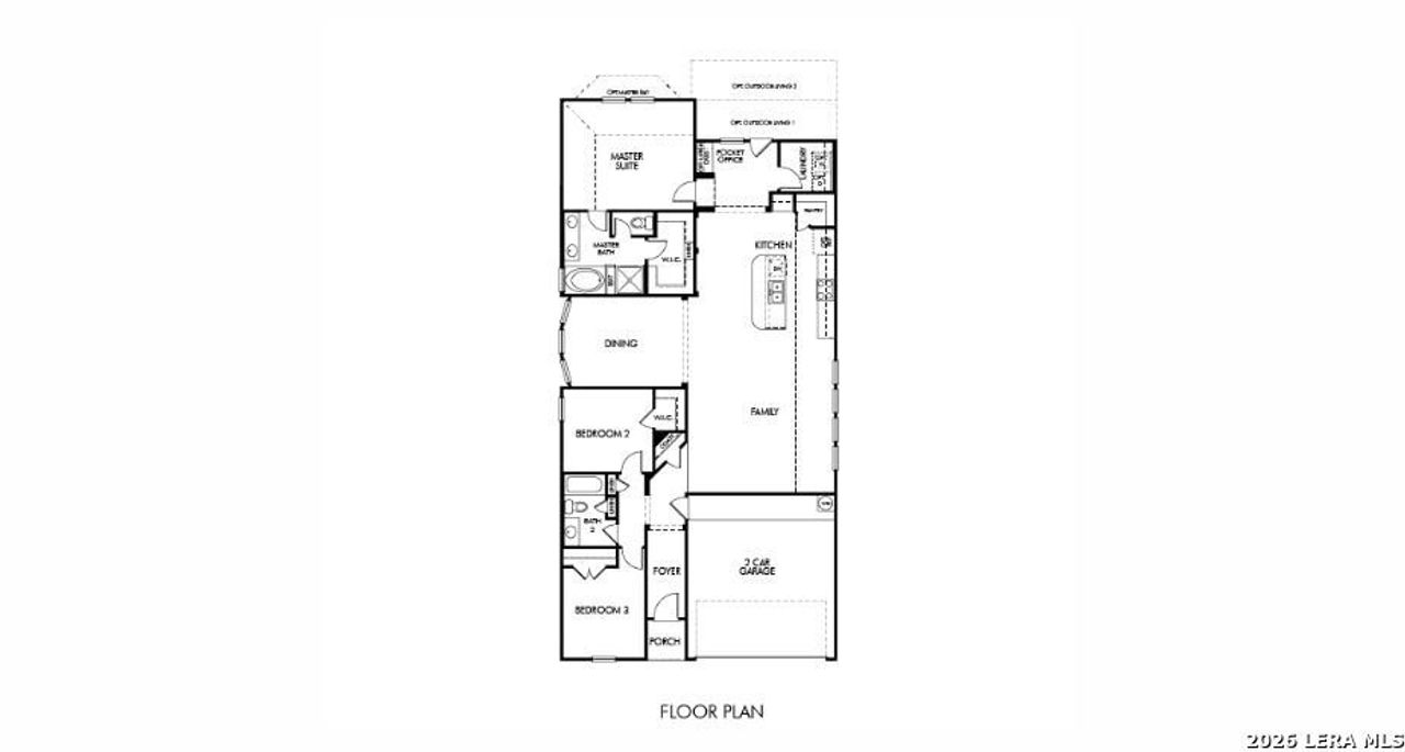 2D floor plan layout of this home in Stetson Ridge, Marion, TX (Image 2).