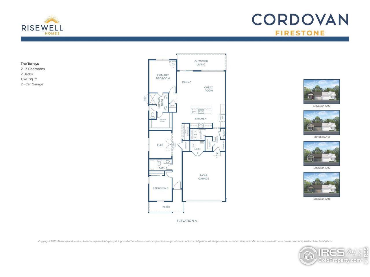 2D floor plan layout of this home in , Longmont, CO (Image 2).
