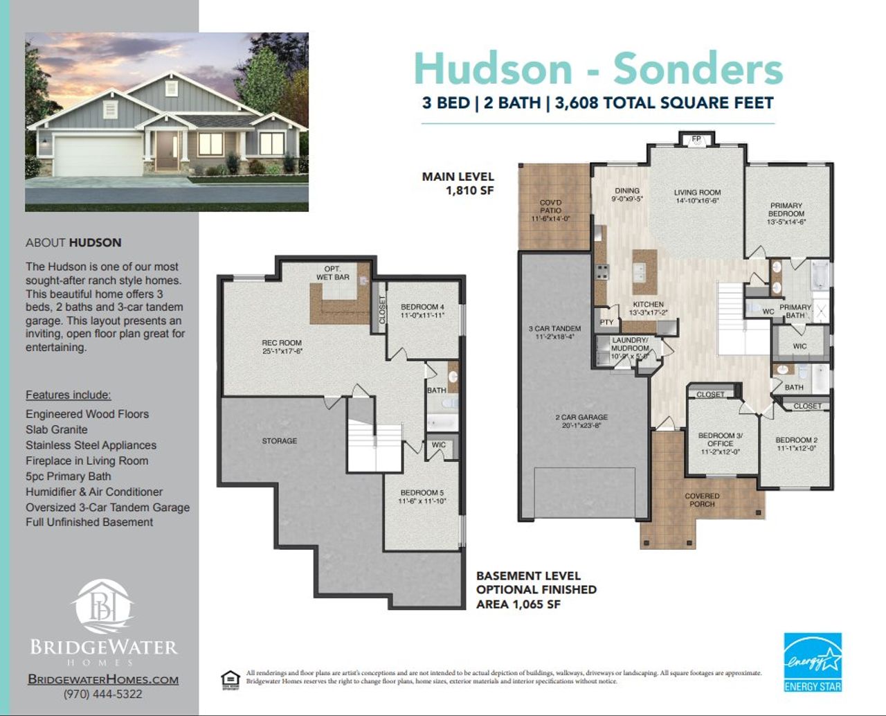 2D floor plan layout for the Hudson Sonders by Bridgewater Homes in Sonders Fort Collins, Fort Collins, CO (Image 2). 2D floor plan layout for the Hudson Sonders by Bridgewater Homes in Sonders Fort Collins, Fort Collins, CO (Image 2).