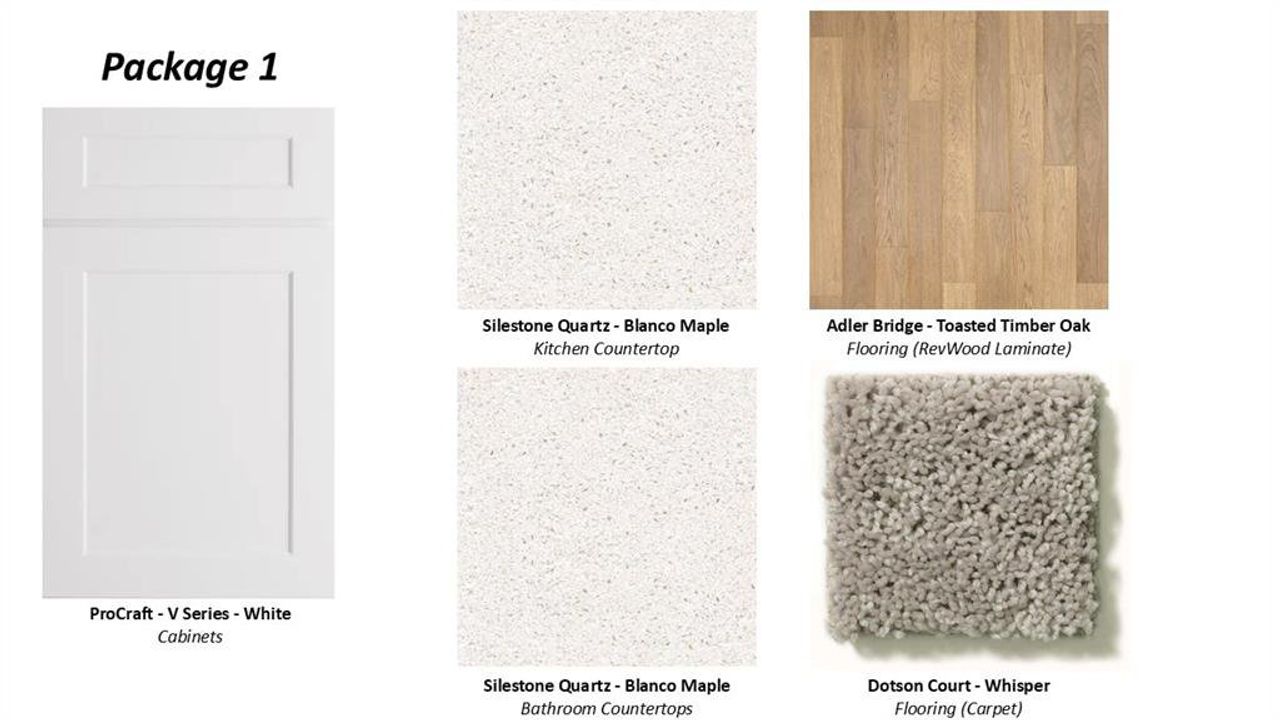 Interior color packages *Model Representation* Interior color packages *Model Representation*