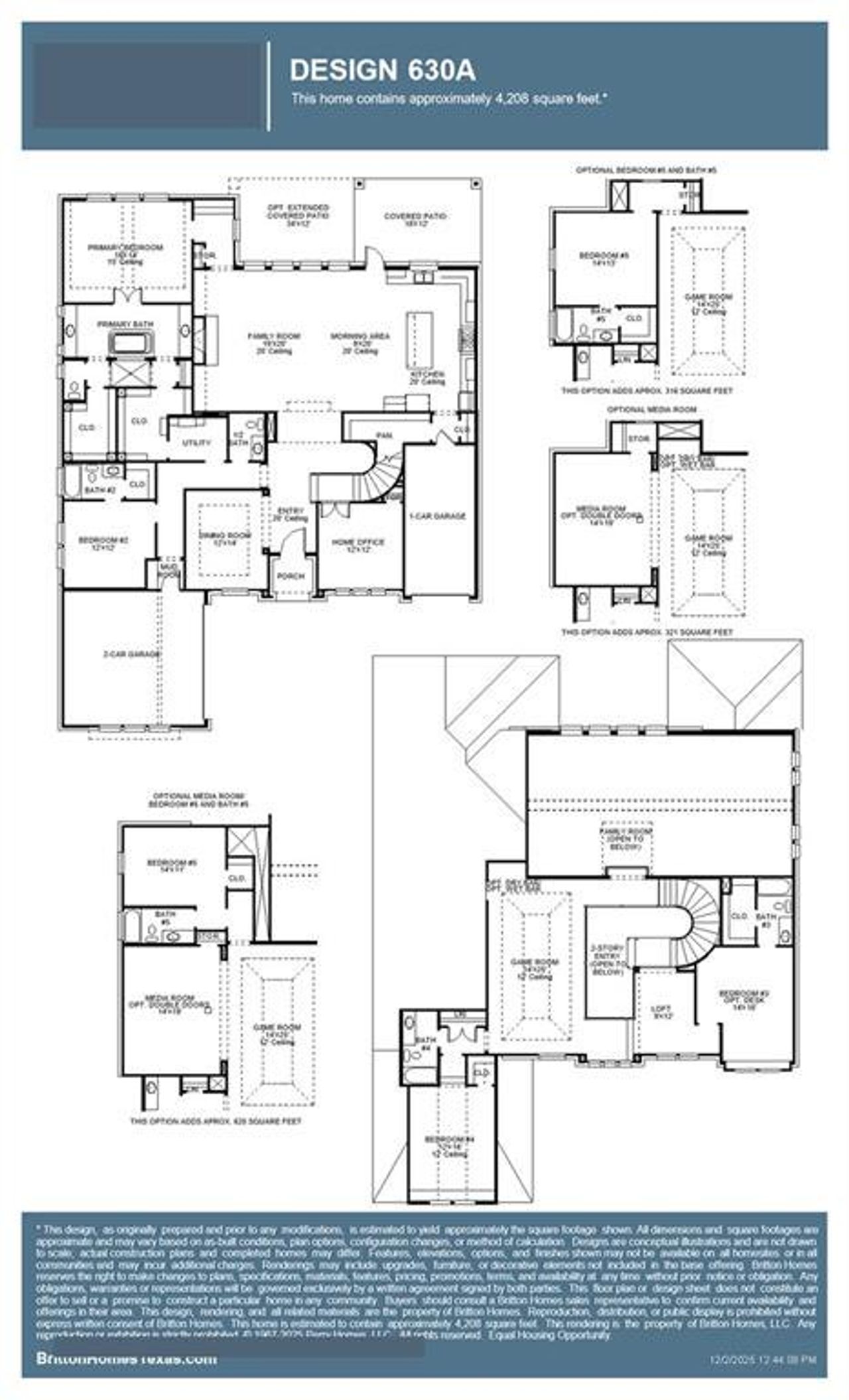 2D floor plan layout of this home in , Aledo, TX (Image 2).
