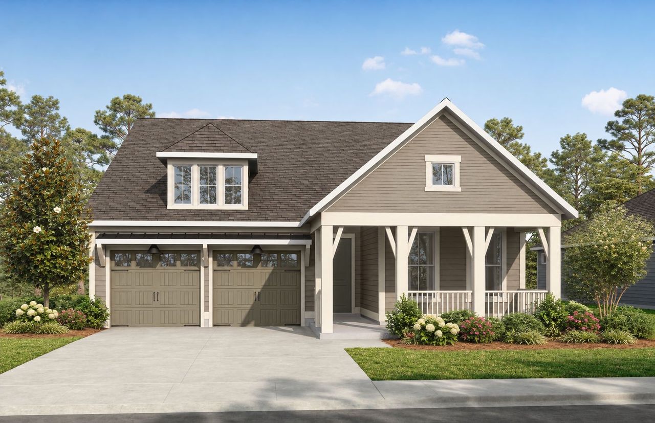 Representative exterior photo of a completed home built from the Argosy by Pulte Homes in SayeBrook, Myrtle Beach, SC (Image 2).