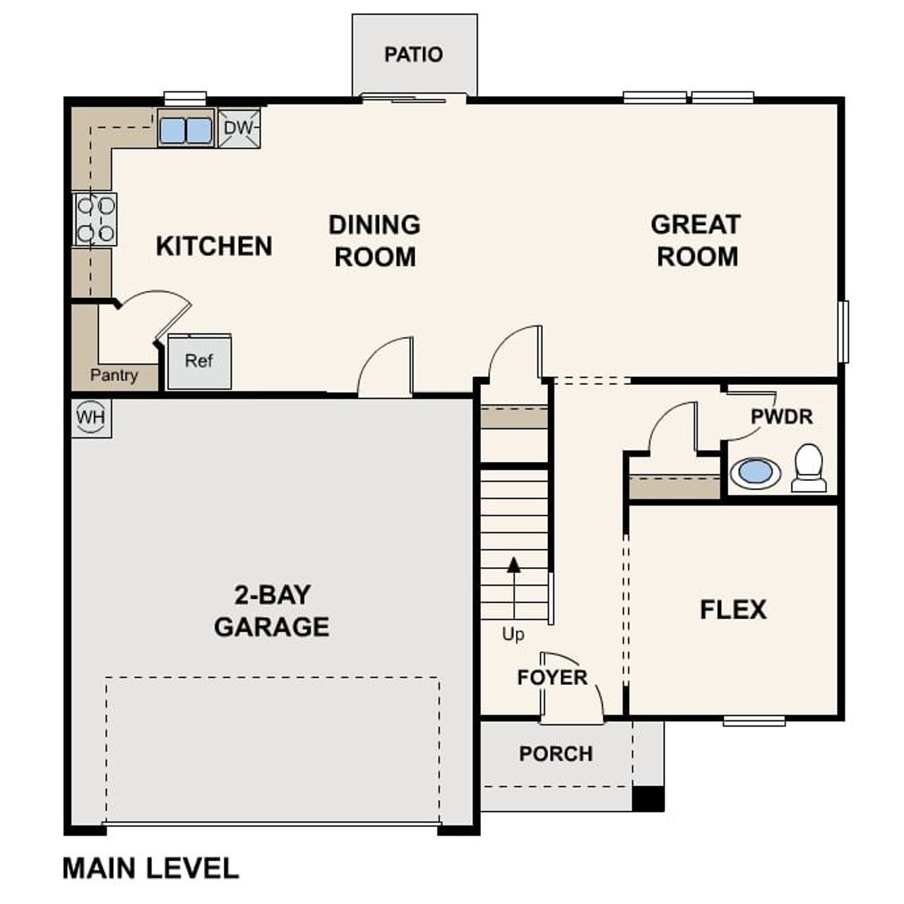 2D floor plan layout for the Jasmine by Century Complete in Coolidge Gateway Manor, Coolidge, AZ (Image 2). 2D floor plan layout for the Jasmine by Century Complete in Coolidge Gateway Manor, Coolidge, AZ (Image 2).