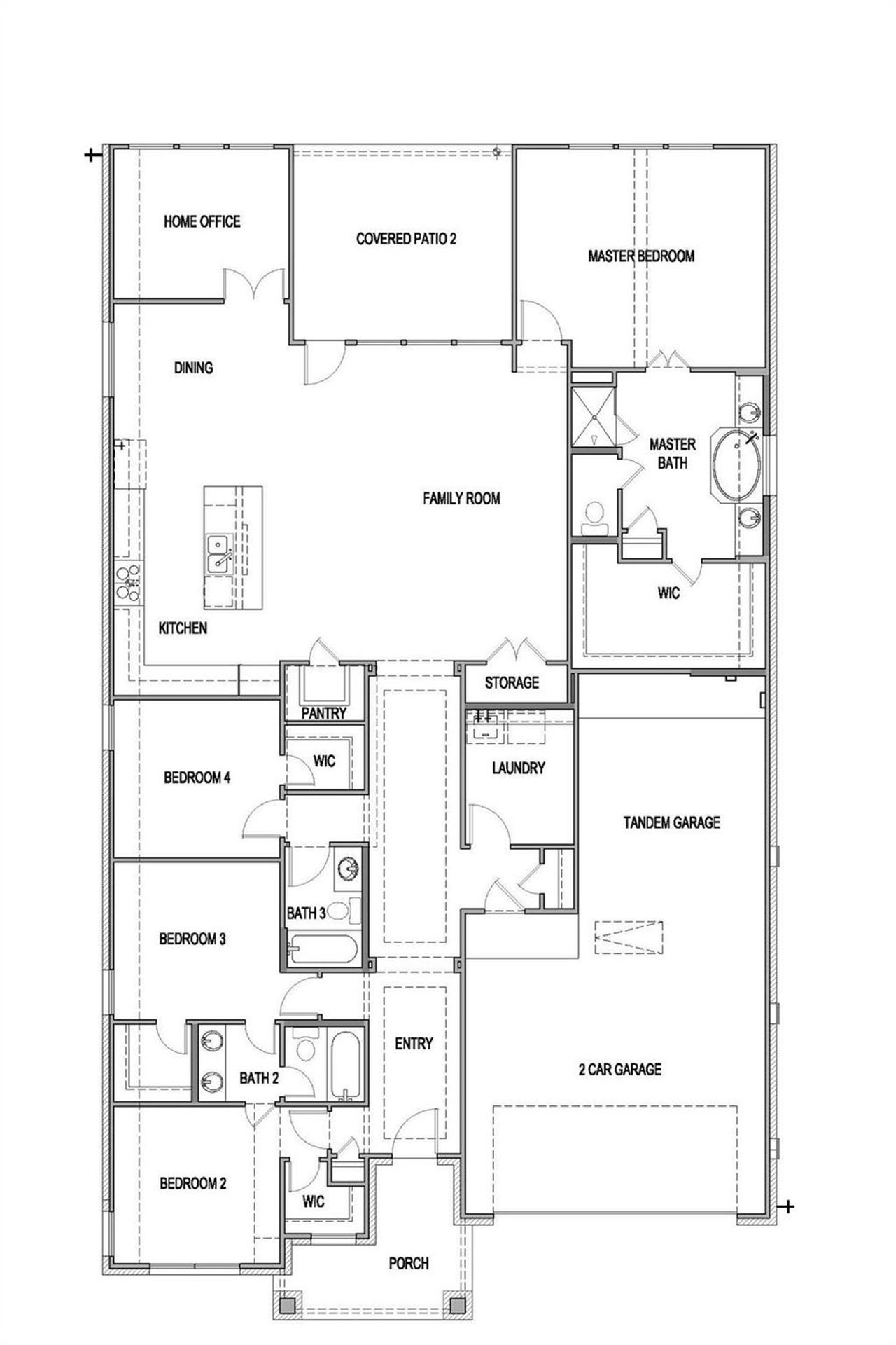 2D floor plan layout of this home in East View Farms, Georgetown, TX (Image 2). 2D floor plan layout of this home in East View Farms, Georgetown, TX (Image 2).