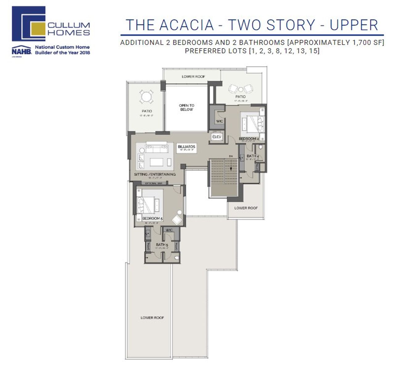 2D floor plan layout for the Acacia by Cullum Homes in Village at Seven Desert Mountain, Scottsdale, AZ (Image 2). 2D floor plan layout for the Acacia by Cullum Homes in Village at Seven Desert Mountain, Scottsdale, AZ (Image 2).
