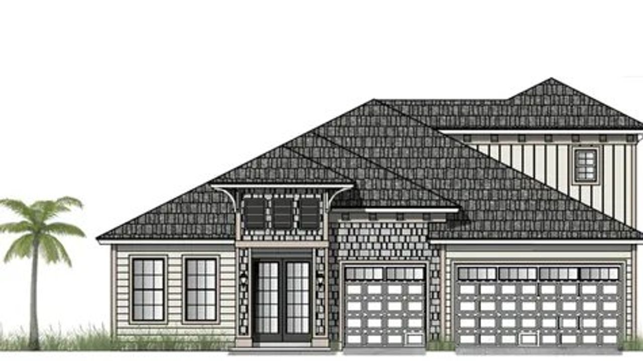 Representative rendering of the exterior for the 2899 by Ashley Homes, LLC (Image 2).