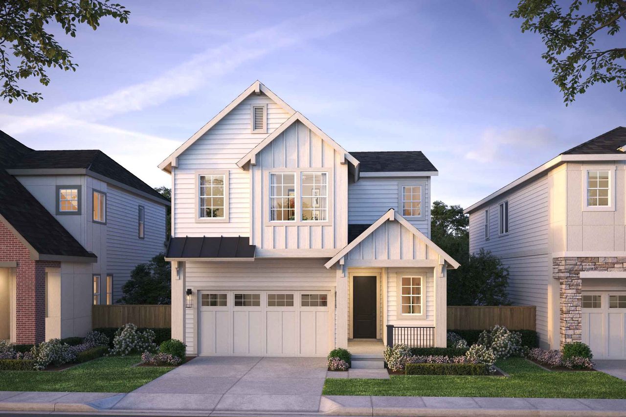 Representative exterior photo of a completed home built from the Alberta by Risewell Homes in Elevon, Lavon, TX (Image 2).