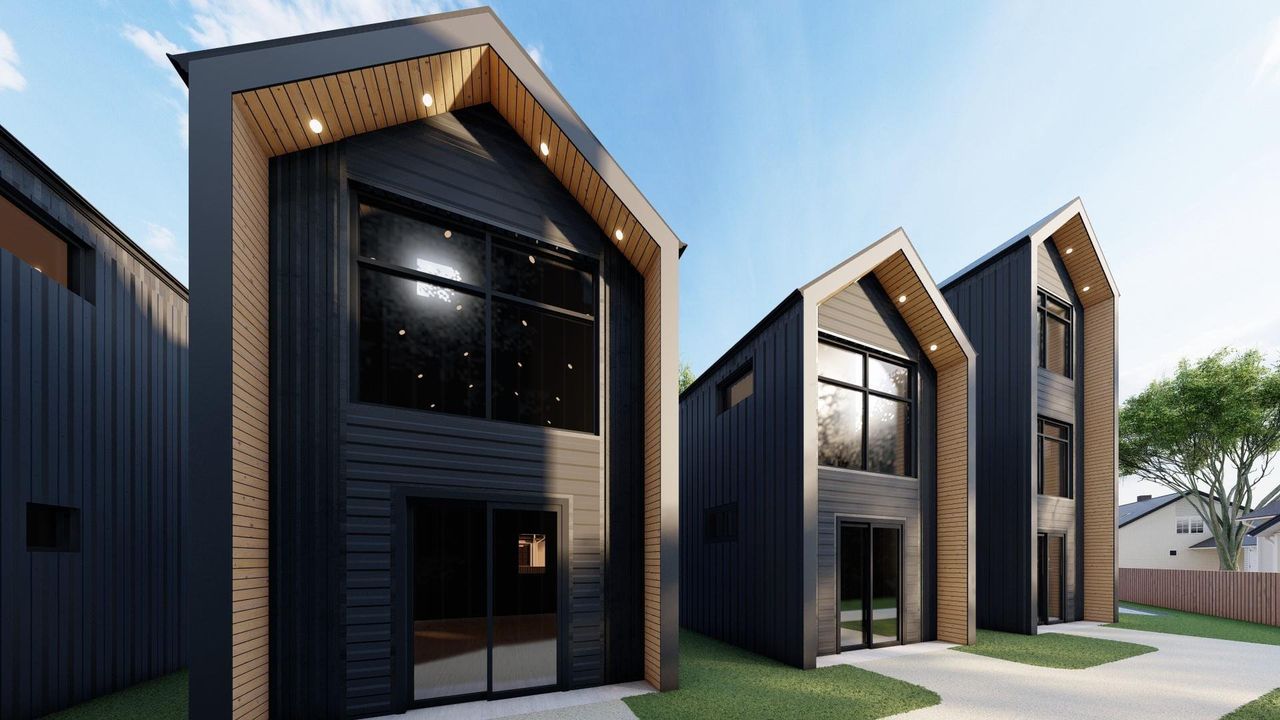 Front exterior of a new home in , Austin, TX, highlighting curb appeal (Image 2). Front exterior of a new home in , Austin, TX, highlighting curb appeal (Image 2).