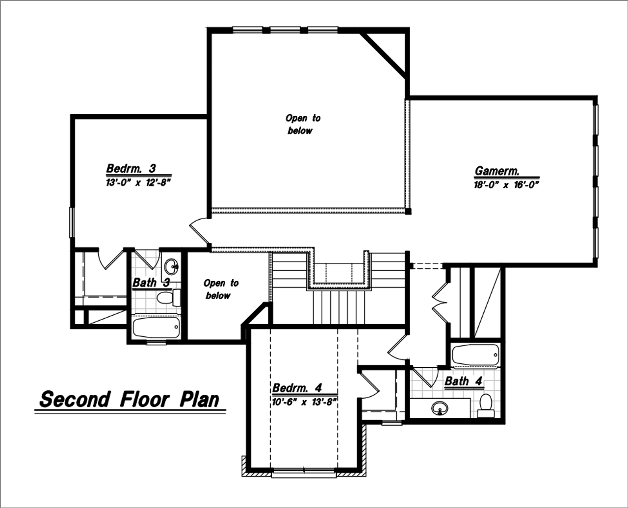2D floor plan layout for the Jessamine by Bellaire Homes in Elkhorn Ridge, Fair Oaks Ranch, TX (Image 2). 2D floor plan layout for the Jessamine by Bellaire Homes in Elkhorn Ridge, Fair Oaks Ranch, TX (Image 2).