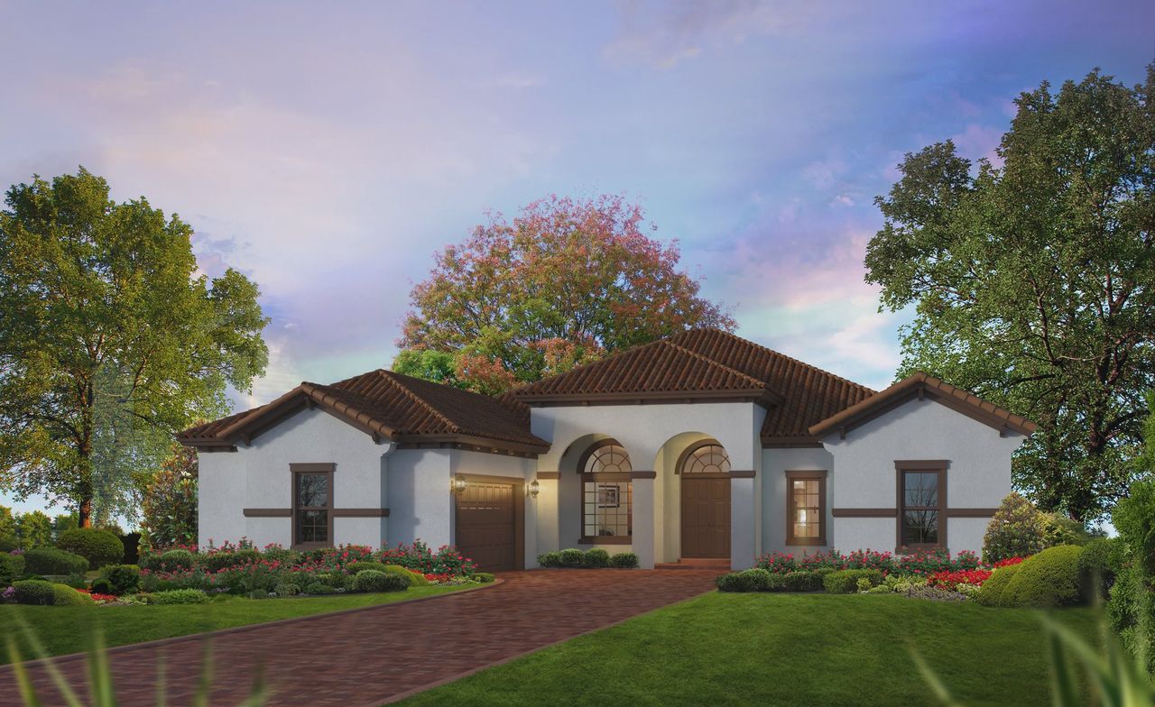 Representative exterior photo of a completed home built from the Biltmore by ICI Homes in Connerton, Land O' Lakes, FL (Image 2).