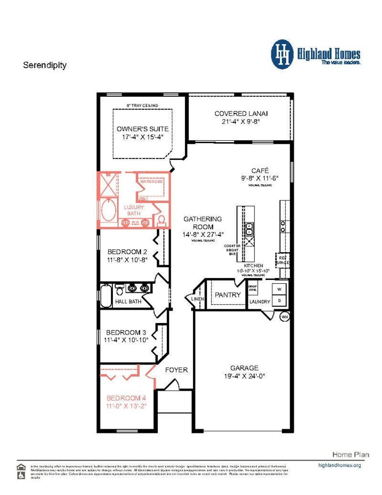 Serendipity - Home Layout