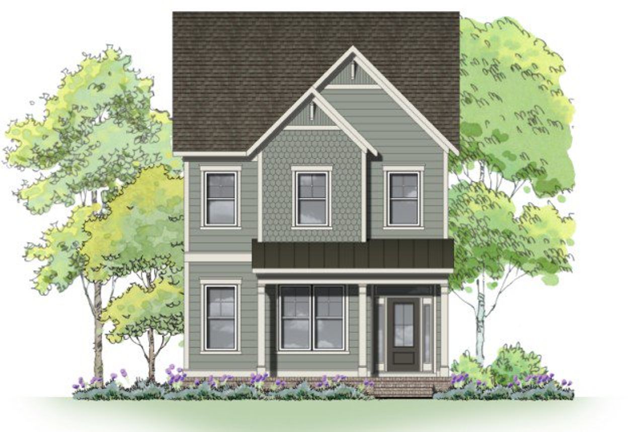 Image 2 representing the Holly by Stonecrest Homes in Holly Springs Town Center, Holly Springs, GA.