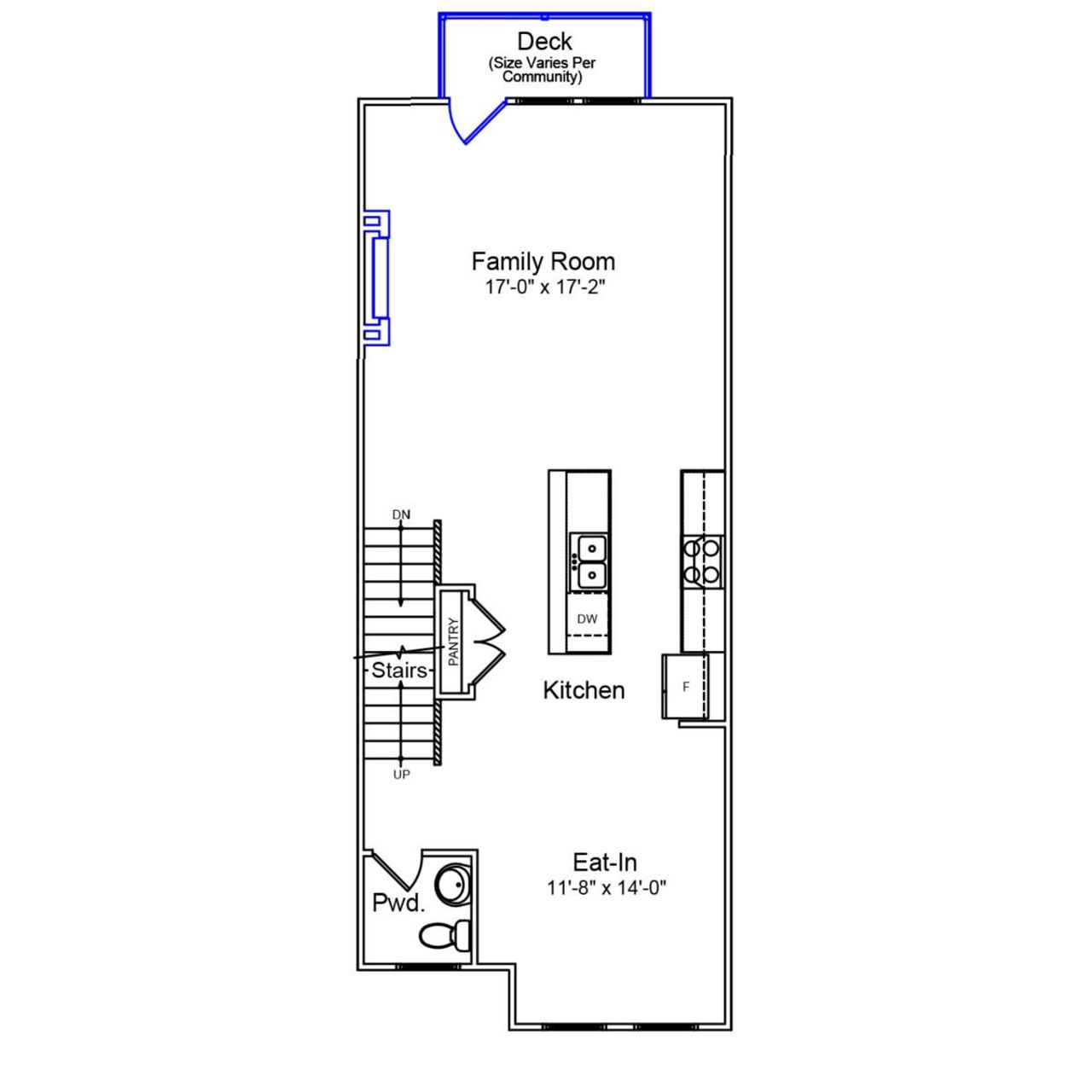2D floor plan layout of this home in Renaissance at White Oak, Garner, NC (Image 2). 2D floor plan layout of this home in Renaissance at White Oak, Garner, NC (Image 2).