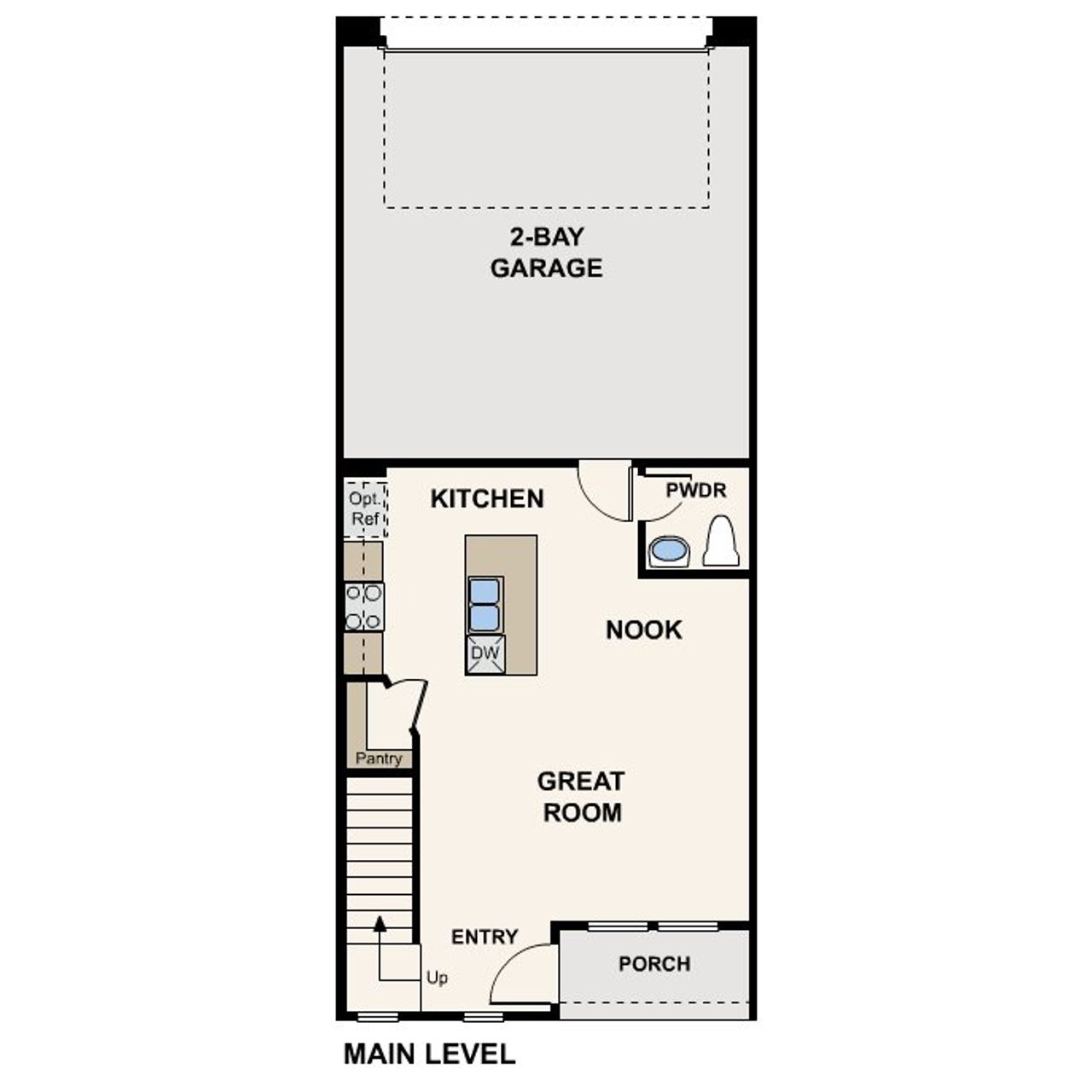 2D floor plan layout of this home in , Parker, CO (Image 2).